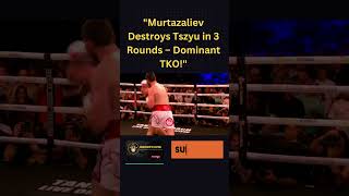 Unstoppable Murtazaliev Ends Tszyu’s Night Early with TKO [upl. by Nasus93]