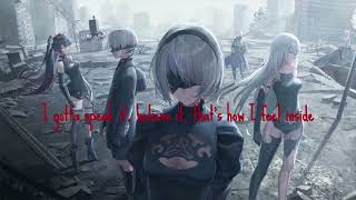 Nightcore  The Resistance 「Skillet」「Lyrics Video」 [upl. by Coates60]