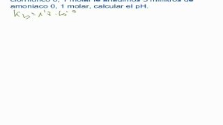 Quimica Problema resuelto Neutralizacion AcidoBase debil 1250004 [upl. by Rehoptsirhc288]