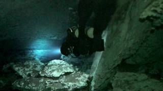 Cave Diving at Cenote Tajma Ha [upl. by Ttirrem891]