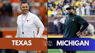 Texas vs Michigan  Full Preview and Prediction [upl. by Eednac]