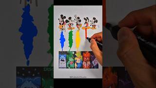 Inside out Mickey mouse matching puzzle 🎨 shorts trend viral [upl. by Auqinat]