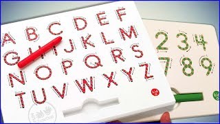 Learning ABC Letter Phonics and Numbers 09 with MAGNATAB [upl. by Seebeck]