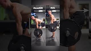 Deadlift vs Romanian Deadlift RDL 🏋️‍♂️  Key Technique Tips amp Differences Explained [upl. by Owen]