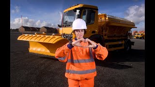 Yorkshire woman the only female Gritter driver in the UK [upl. by Biddick]