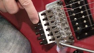 Tune a Floyd Rose in 60 seconds [upl. by Ennayrb]