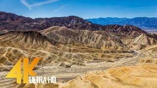 4K Long Relax Video with Music  Death Valley National Park  6 Hours Ultra HD [upl. by Chapell]