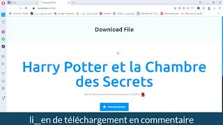 Télécharger Harry Potter et la Chambre des Secrets livres pdf 2023 [upl. by Jarrad931]