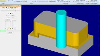 Alphacam CNC milling tutorial CADCAM 2 [upl. by Rolan]