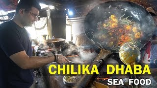 INSANE Odia SEA FOOD Feast at Chilika Dhaba  Best Juicy Crab in Odisha [upl. by Faxon883]