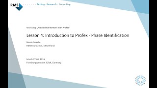 Workshop 2024 Lesson 4 Phase identification with Profex [upl. by Betthezel349]