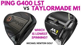 Ping G400 LST Driver VS TaylorMade M1 460 Driver Head To Head [upl. by Baten213]