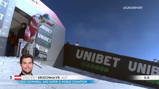 Vincent Kriechmayr  Downhill Saalbach 2021  Win [upl. by Rogerson705]