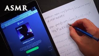 ASMR Podcast Launch Handwriting Long URL  Drawing Thumbnail [upl. by Einavoj813]