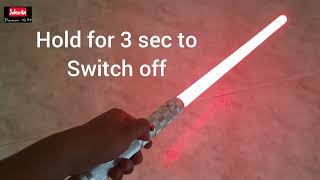 I BOUGHT A CHEAPER RGB LIGHTSABER AT ALIEXPRESS [upl. by Gaelan]