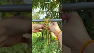 Wow Knot Trick for Ropes knots tricks useful diy tips shorts [upl. by Netniuq183]