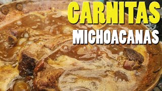 Los SECRETOS de las auténticas carnitas michoacanas  Los Tarascos [upl. by Bathsheb]