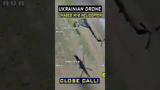 Close Call Drone Nearly Hits Russian Mi8 Helicopter [upl. by Luca]