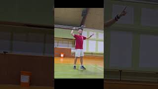 How to do A Clear or a Smash in badminton [upl. by Nniw]