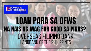 LOAN PANG NEGOSYO PARA SA OFW NA NAPAUWI OR NAIS NG MAG FOR GOOD SA PINAS [upl. by Inoue]