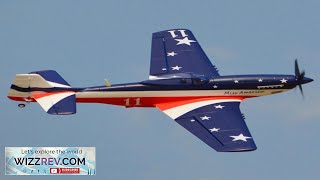 HOOKLL P51 Miss America 1200mm Wingspan EPO RC Airplane Warbird Fighter KITPNP Review [upl. by Ibmat]