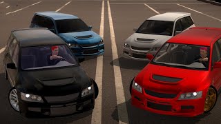 EVO IX Wagon Kit Cinematic  Tuning Club Online [upl. by Wehtta777]