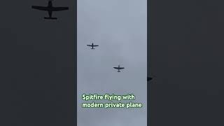 spitfire ww2 aviation planes planespotting planespotter cessna kemble cotswolds airport [upl. by Eam]