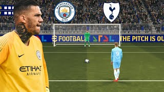 Man City Vs Tottenham UEFA penalty shootout 😲 efootball [upl. by Weisman]