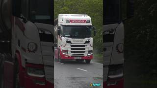 SCANIA R450  Wilson  Truckfest Lincoln arrivals [upl. by Ahker187]