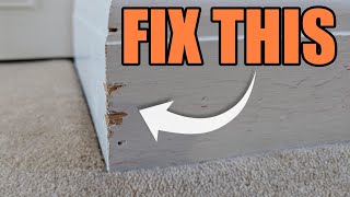 SKIRTING BOARD REPAIR EASY [upl. by Petty]