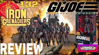 cXc GI Joe Classified Series 132 Cobra IRON GRENADIER Troop Builder Unboxing and Review [upl. by Casmey]