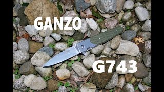 Ganzo G743  Pocket Knife  Ganzo Firebird G743 [upl. by Damon]