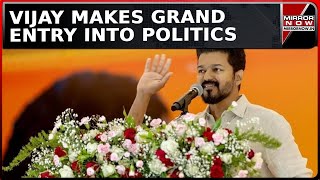 Tamil Nadu Vijay Slams Dravidian Model One Family Looting The State  TVKs Mega Rally  Watch [upl. by Dara49]