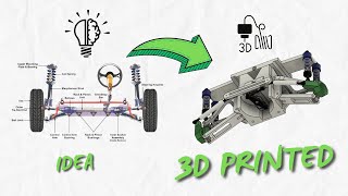 Steering for a 3D Printed RC Car [upl. by Haimorej]