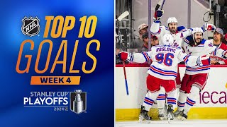 NHL Top 10 Goals from Week 4  2024 Stanley Cup Playoffs [upl. by Walley]