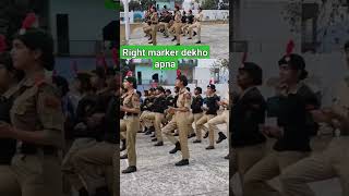 Flat Foot March।। Right Marker dekho Apna।। Institutional Parade [upl. by Sumetra]