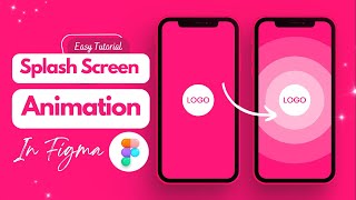 splash screen animation in figma  easy tutorial  animation shorts figma figmadesign viral [upl. by Pren]