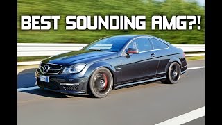 5 Minutes of RAW Mercedes AMG M156 62 NA V8 Exhaust Note  2012 Mercedes C63 AMG W204 [upl. by Aeriel]