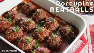 SAVING Money Never Tasted So Good Easy Budget Porcupine Meatballs [upl. by Brindell]