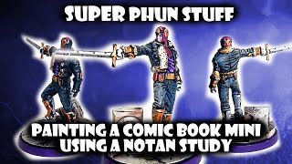 How to Create a Comic Book Style Mini using a Notan Study [upl. by Onitsuj]