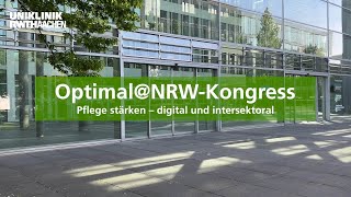 OptimalNRWKongress Pflege stärken – digital und intersektoral [upl. by Ailiec]