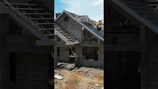 Roofing Works roofingwork roofing buildingconstruction trusswork [upl. by Heddie]