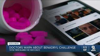 Benadryl TikTok challenge blamed for Ohio teens death [upl. by Lekzehcey447]