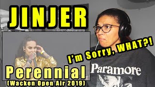 JINJER  Perennial Live at Wacken Open Air 2019  Reaction [upl. by Ecenahs]