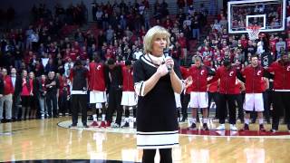 Bearcats Basketball  National Anthem  11414 [upl. by Derfnam242]