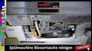 HowTo Spülmschine Wärmetauscher  Wassertasche  Reinigung amp Einbau [upl. by Nnaecyoj]