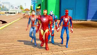 IRONMAN BROTHERS SAVES SPIDERMAN BROTHERS FROM ZOMBIE VENOM BROTHERS 🤯 [upl. by Burack978]