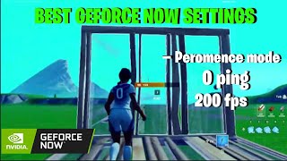 BEST GEFORCE NOW CHROMEBOOK SETTINGS PERFORMANCE MODE SETTINGS [upl. by Benita16]