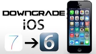 How to Downgrade from iOS 7 to iOS 613  614 [upl. by Latsyrhc]