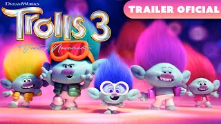 TROLLS 3  JUNTOS NOVAMENTE  Trailer Oficial Universal Studios – HD [upl. by Trefler250]